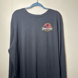 Vintage Black Jurassic Park Long Sleeve Shirt